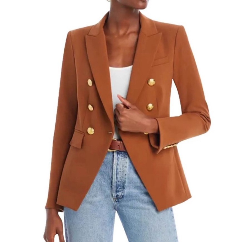 Veronica Beard new camel blazer size 10